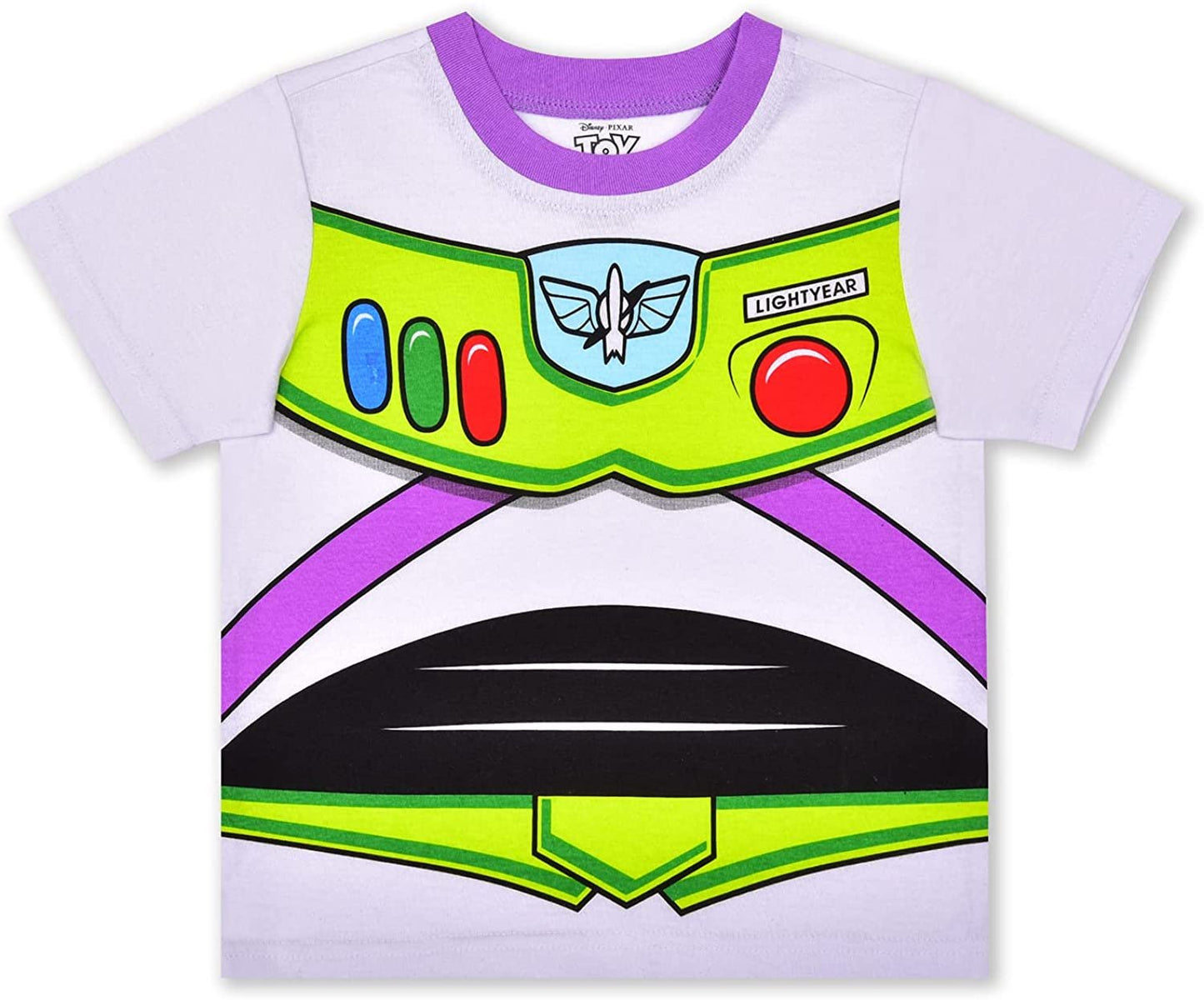 Disney Toy Story Woody and Buzz Lightyear Boys’ Costume T-Shirt and Joggers Set for Toddler and Little Kids