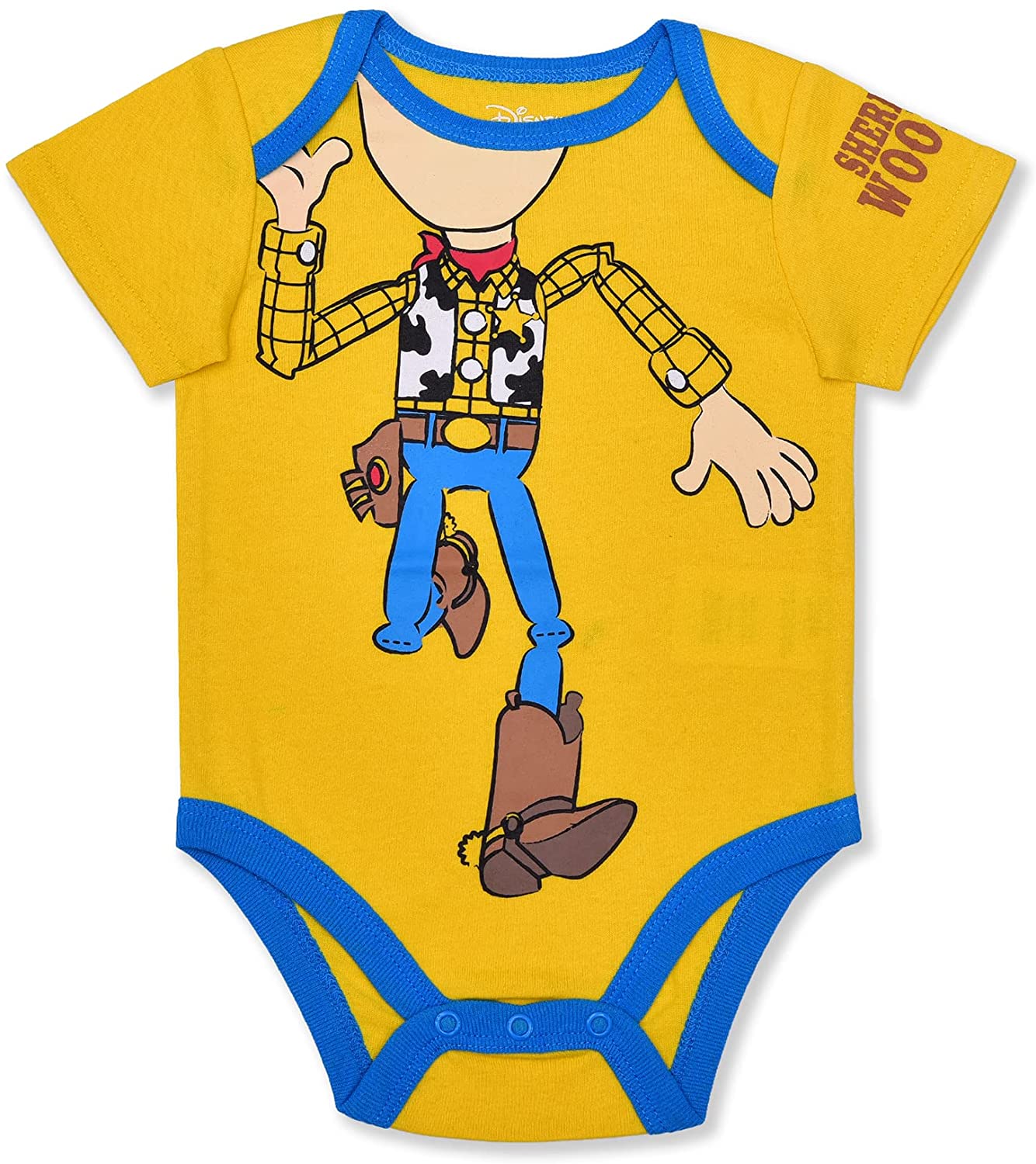 Disney Toy Story Boys’ Bodysuit and Jogger Pants Costume Set for Newborn and Infant - Yellow/Blue/Green/White