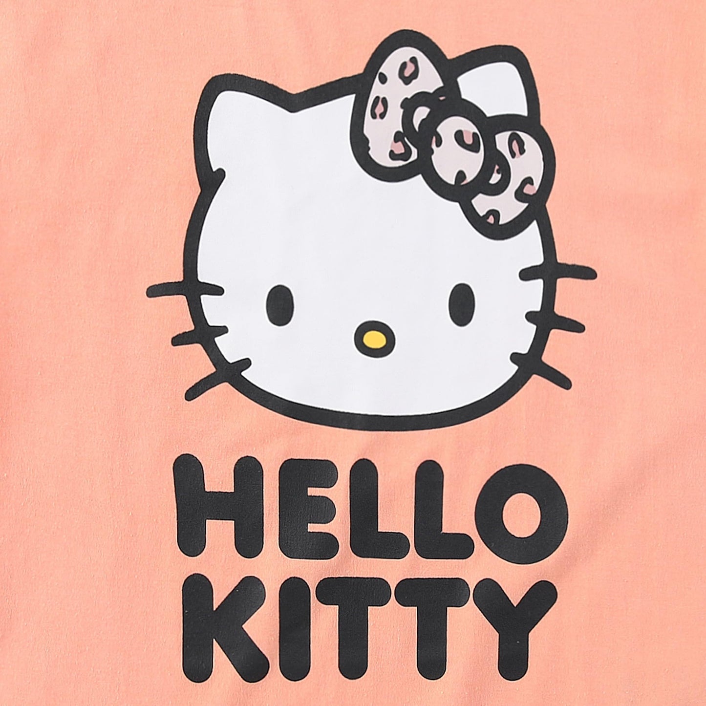 Hello Kitty Sanrio Girls 2 Piece Short Sleeve T-Shirt and Bike Shorts Set for Big Kids