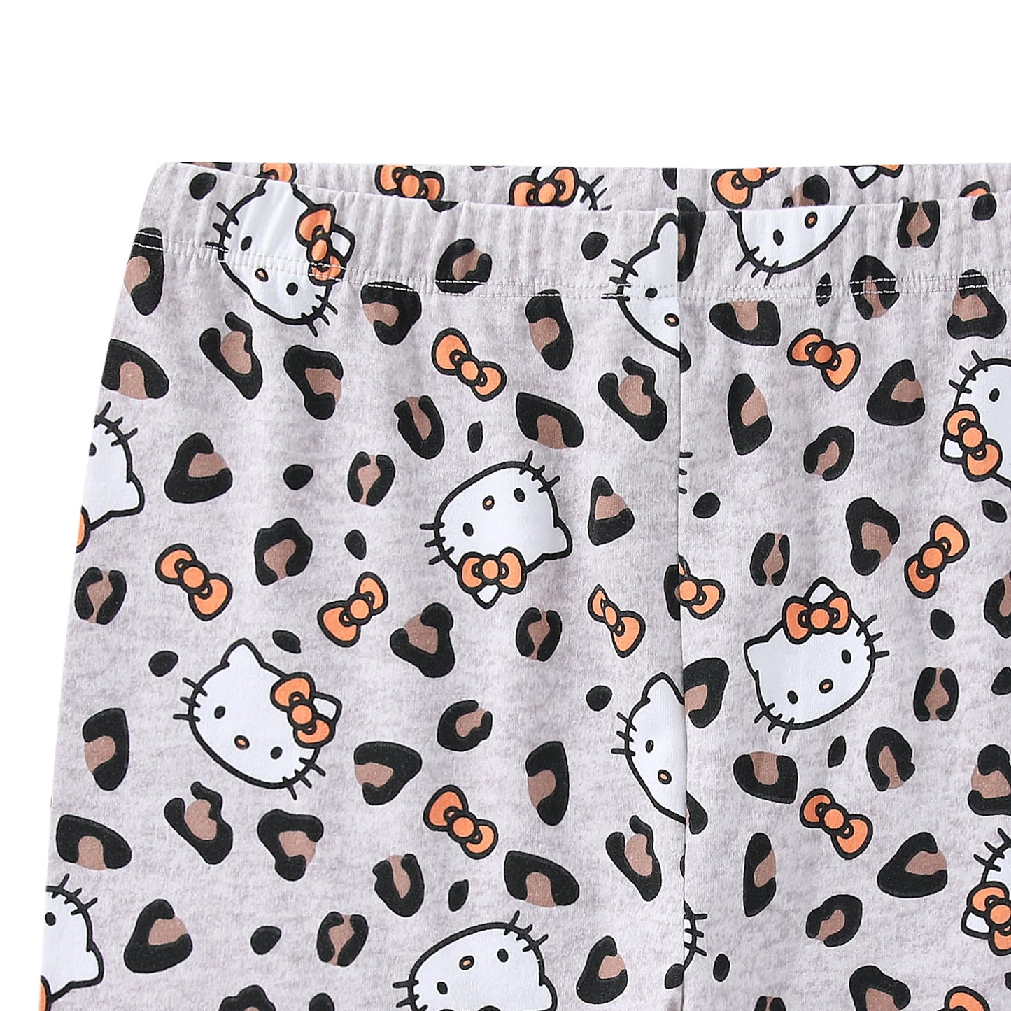 Hello Kitty Sanrio Girls 2 Piece Short Sleeve T-Shirt and Bike Shorts Set for Big Kids
