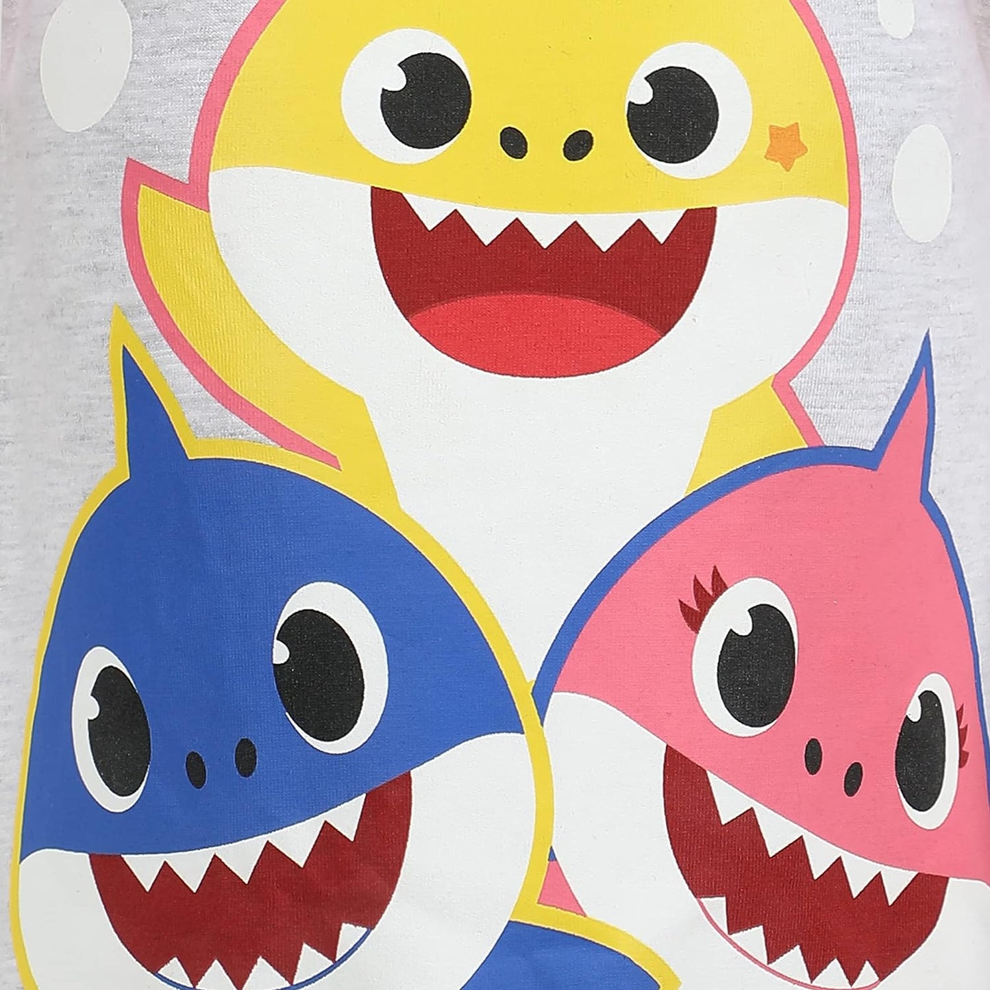 Nickelodeon Baby Shark Girls? T-Shirt and Short Set for Infant, Toddler and Little Kids ? Pink/Grey