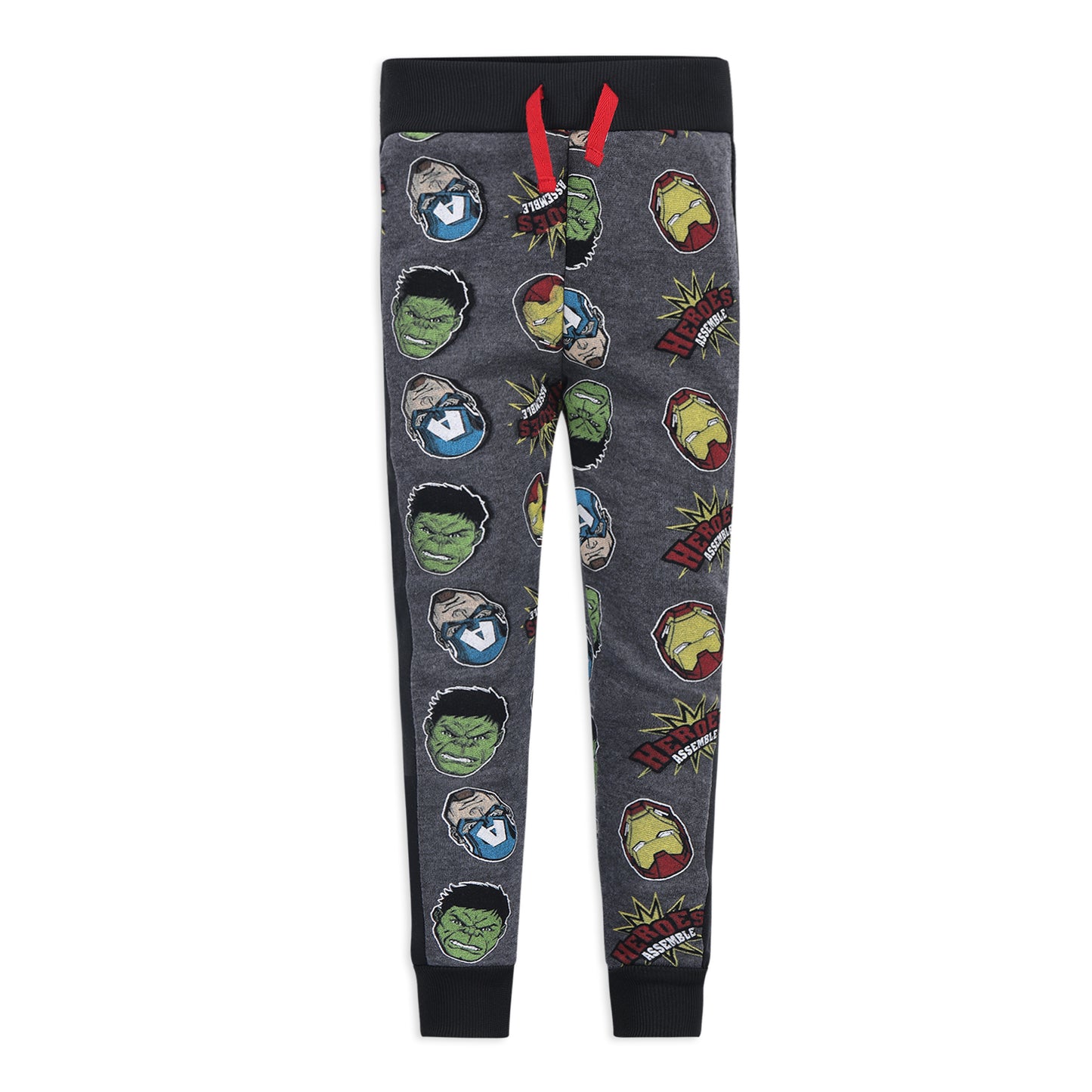 Marvel Avengers Boys Captain America, Ironman and Hulk 2 Piece Sweatshirt and Jogger Set for Toddlers and Little Kids - Grey