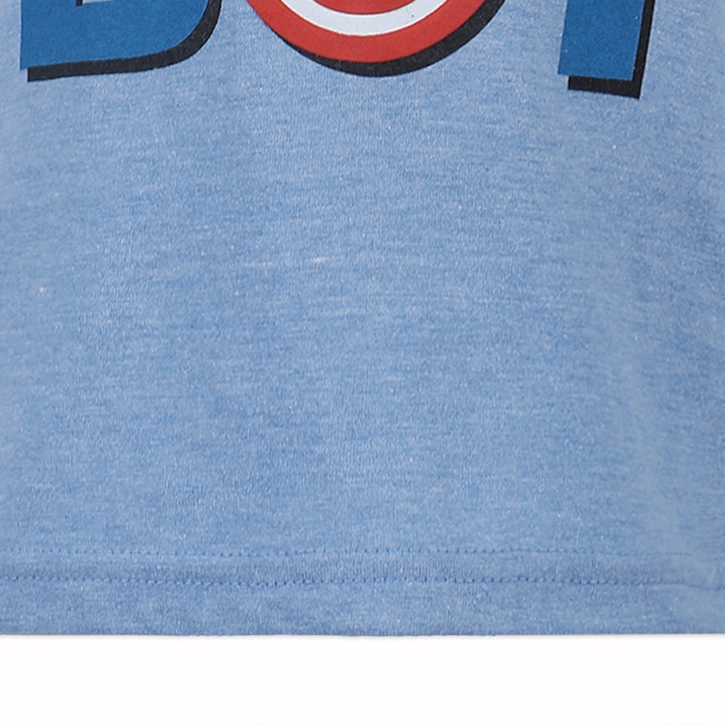 Marvel Avengers Boys’ Captain America Birthday T-Shirt for Toddler and Little Kids – Blue
