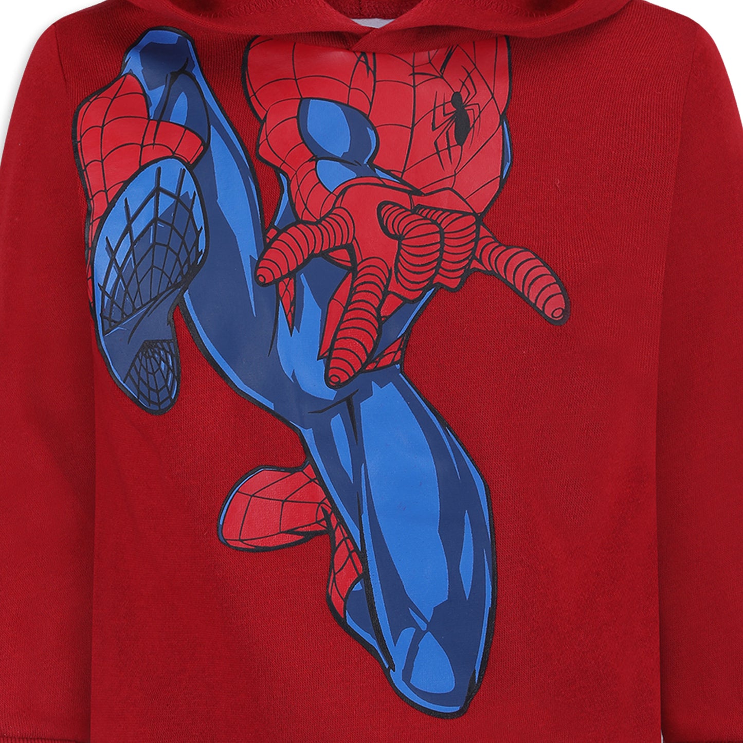 Marvel Spiderman Boys’ Hoodie for Toddler and Little Kids– Red