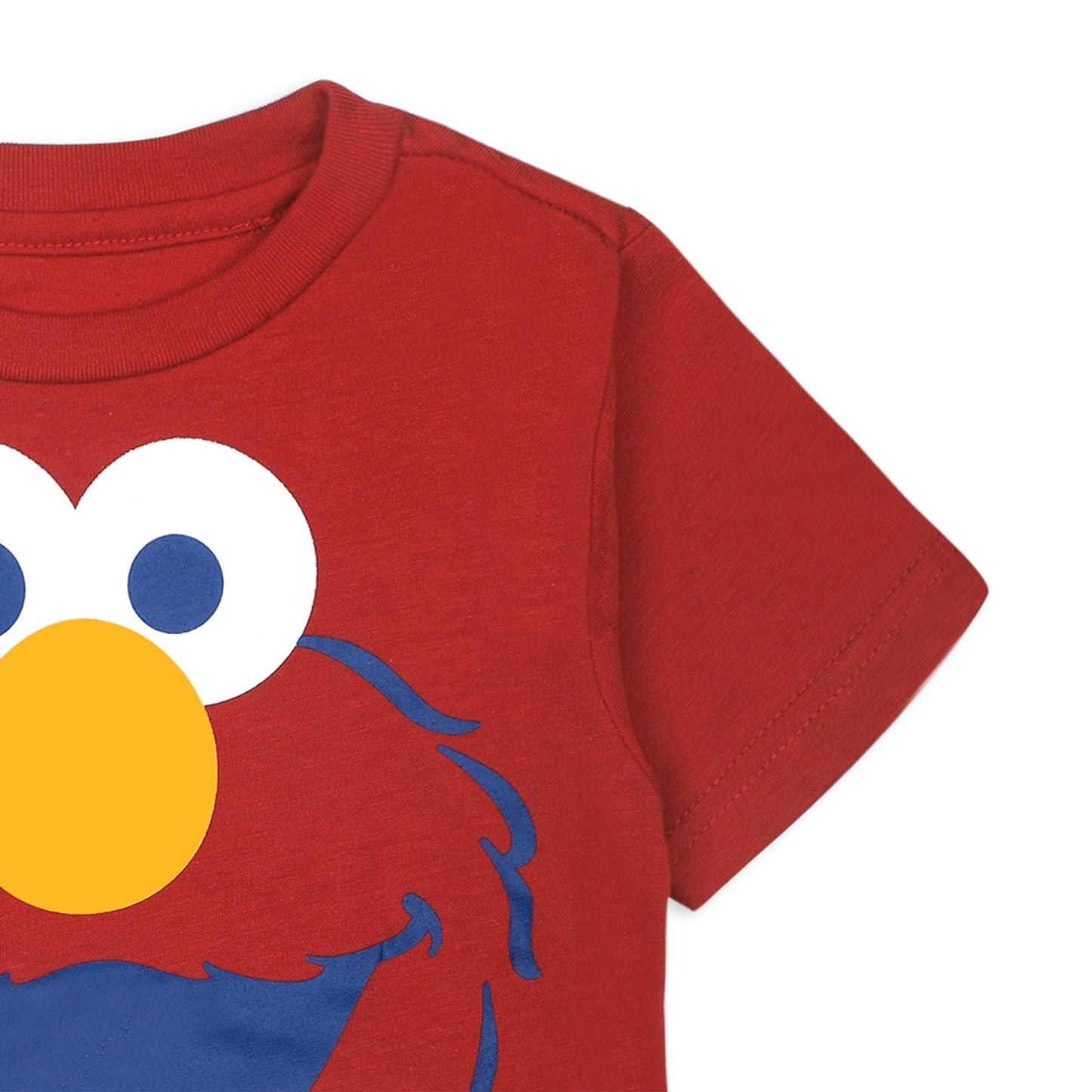 Sesame Street Elmo or Cookie Monster Boys’ T-Shirt for Infant and Toddler – Blue/Red