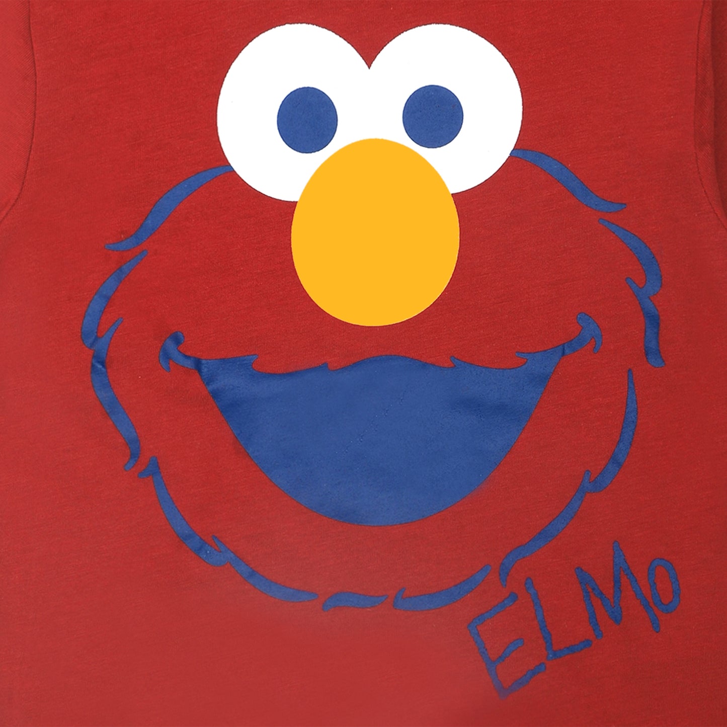 Sesame Street Elmo or Cookie Monster Boys’ T-Shirt for Infant and Toddler – Blue/Red