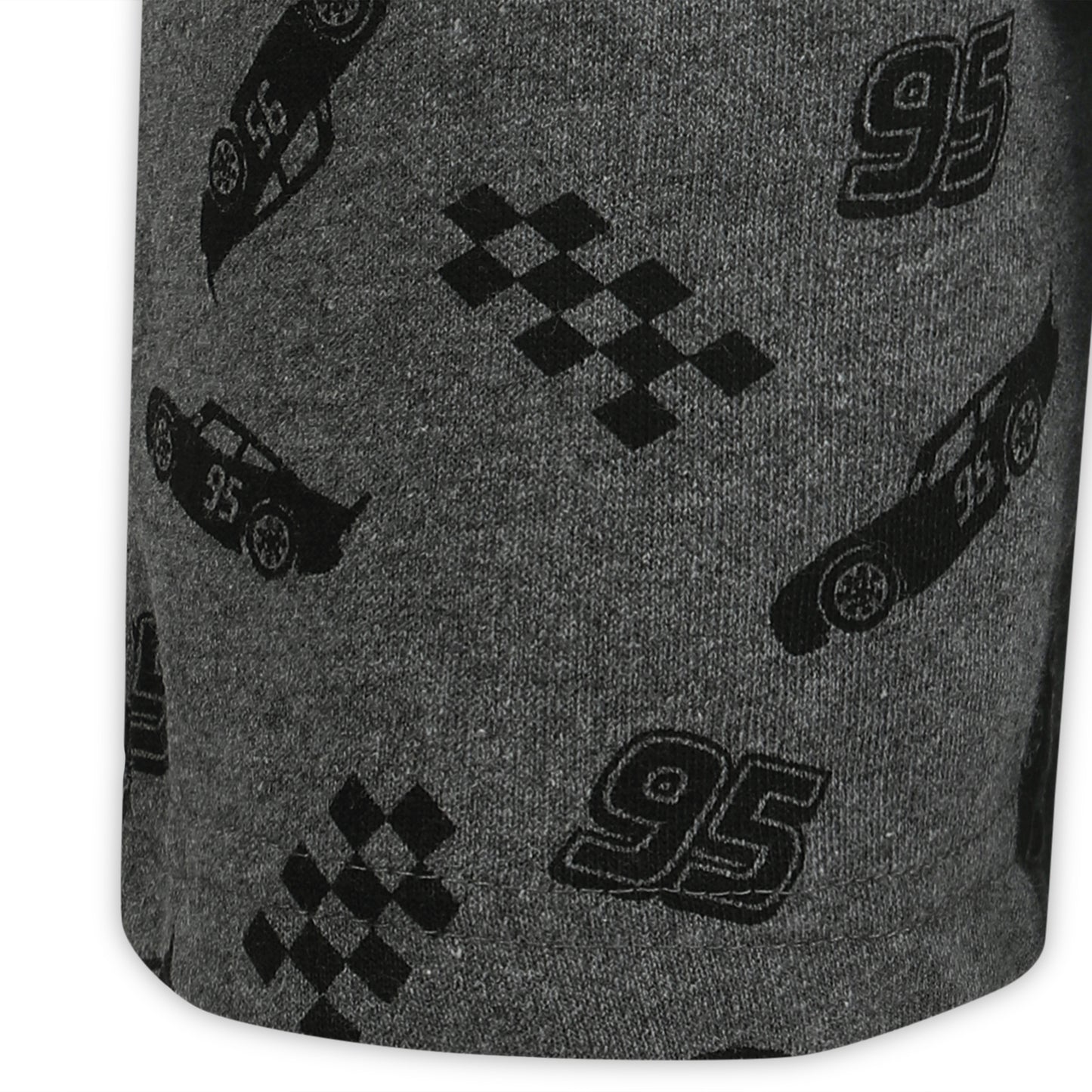Disney Cars Lightning McQueen Boys’ Short Sleeve T-Shirt and Shorts Set for Toddler and Little Kids – Red/Grey