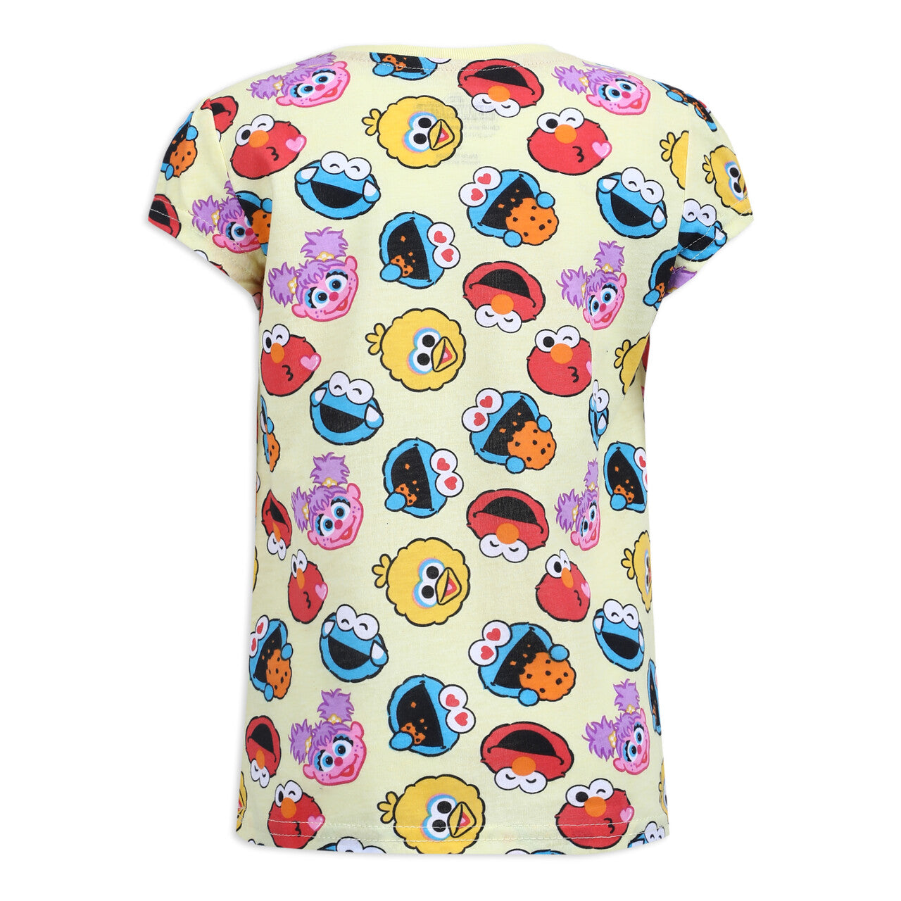 Sesame Street Girl's Abby Cadabby Short Sleeve Graphic Tee Shirt, Yellow