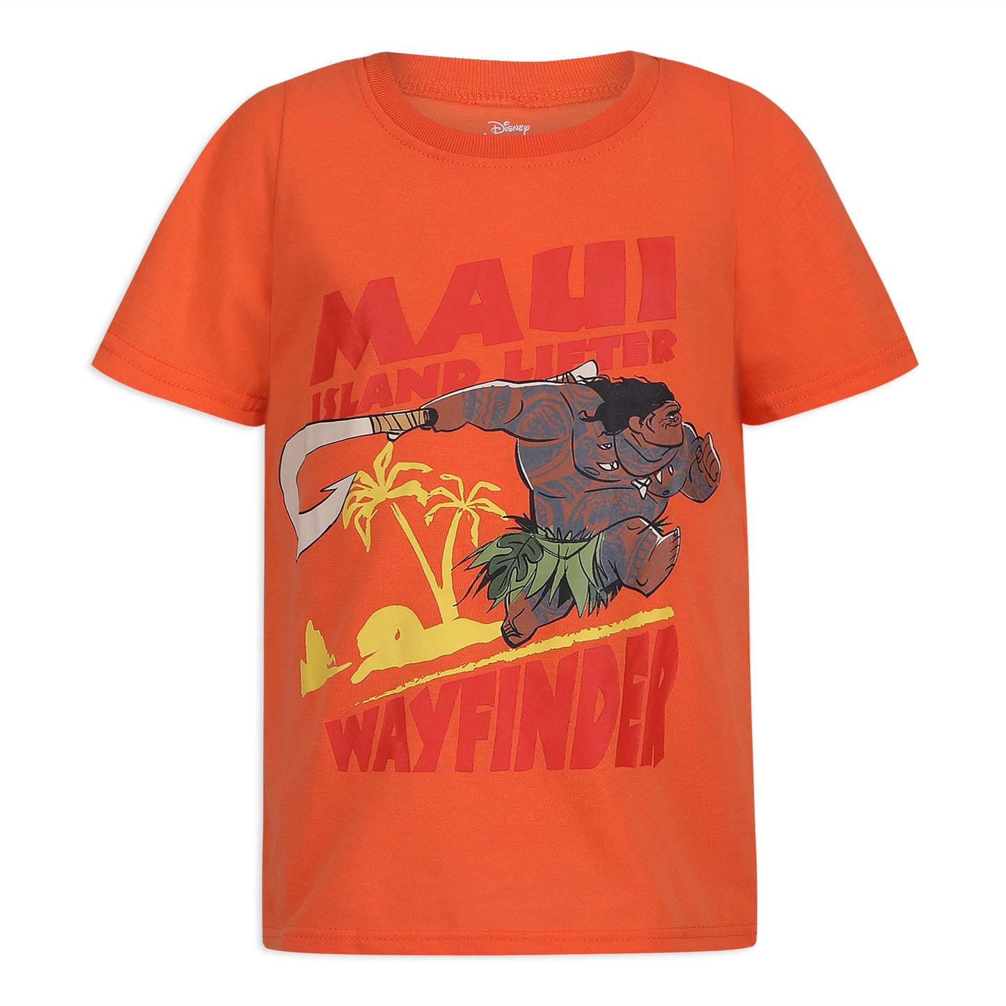 Disney Moana Toddler Boys' T-Shirt (Pack of 3) Orange