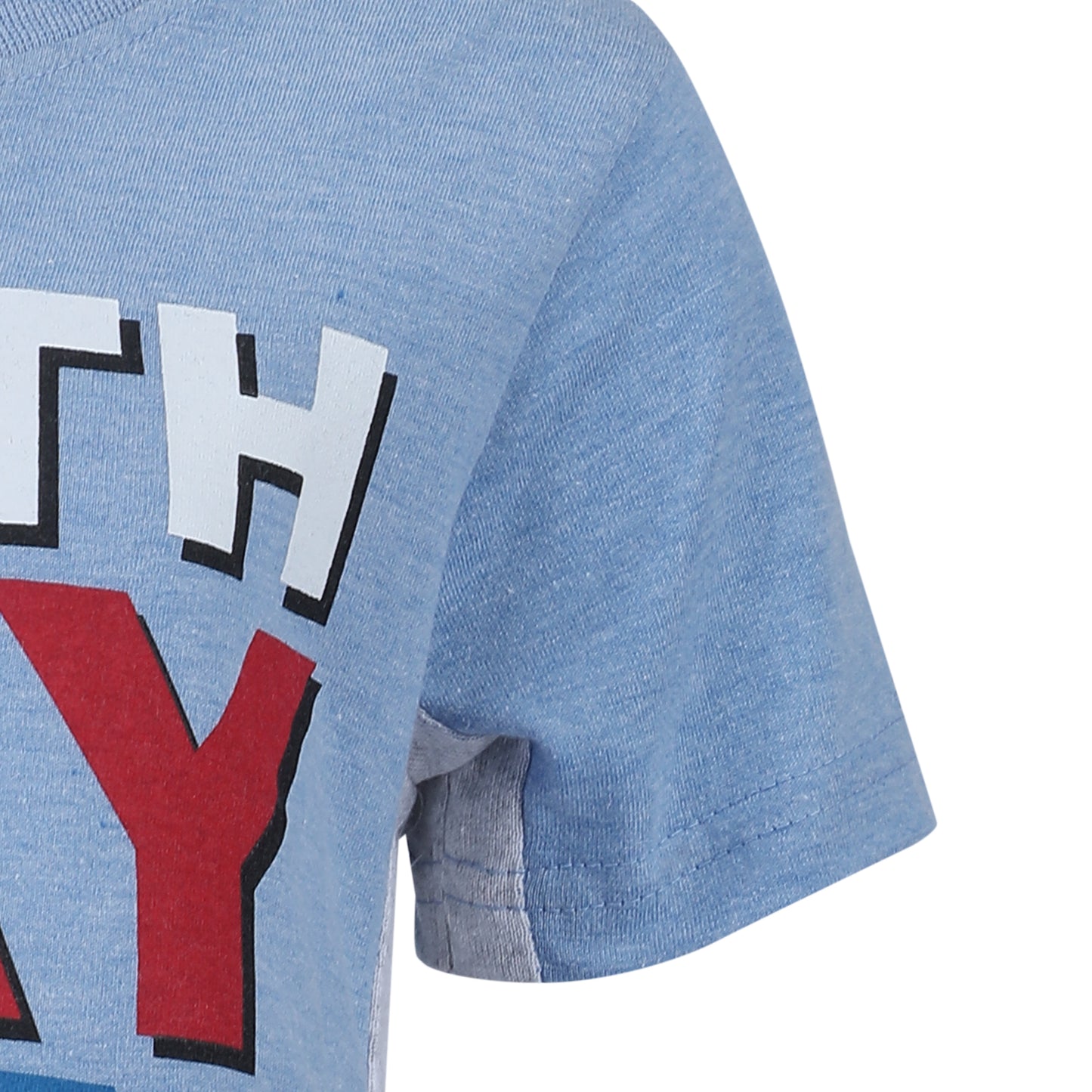 Marvel Avengers Boys’ Captain America Birthday T-Shirt for Toddler and Little Kids – Blue