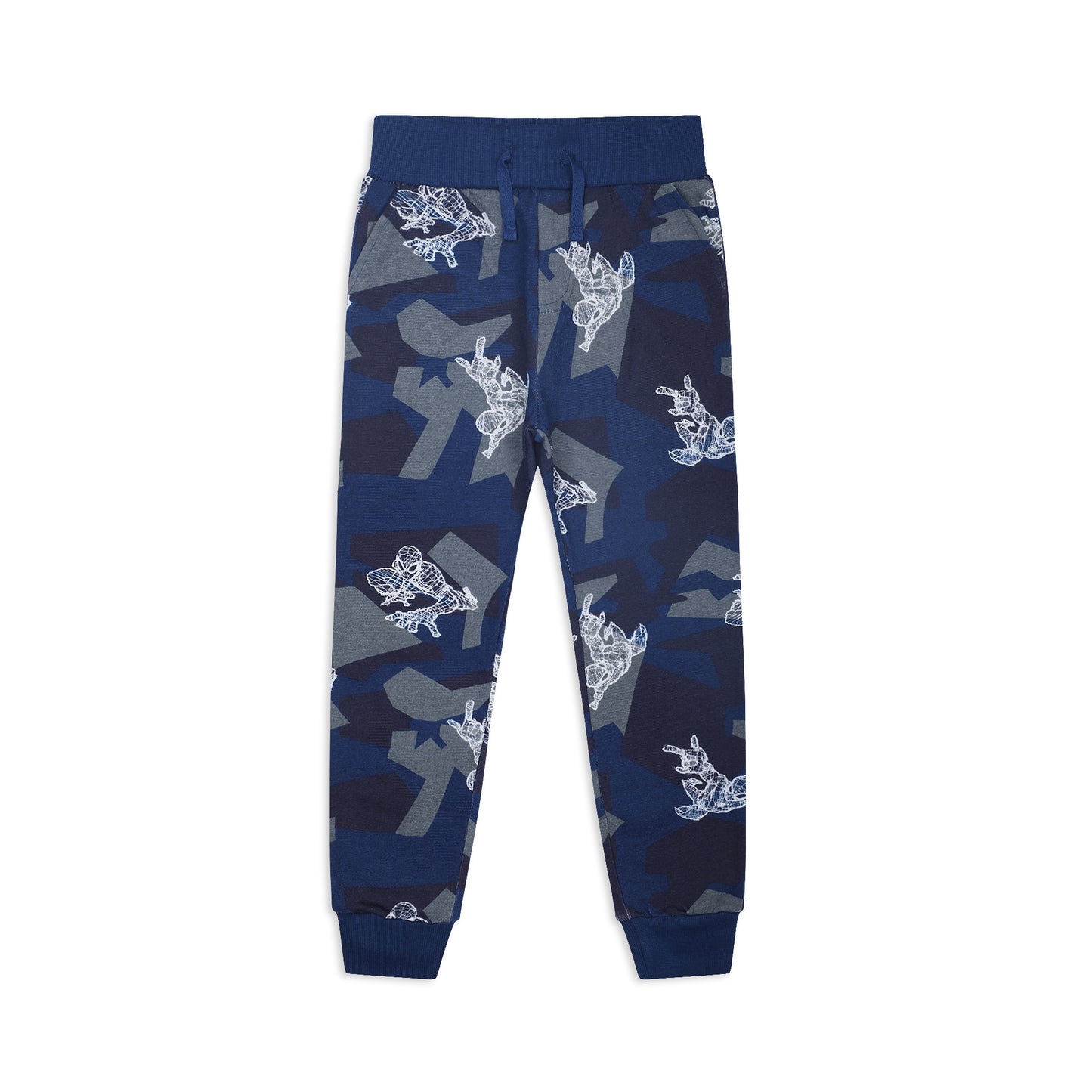 Marvel Spiderman Boys’ 2 Pack Jogger Pant With Drawstring for Toddler and Little Kids – Blue/Navy or Black/Grey