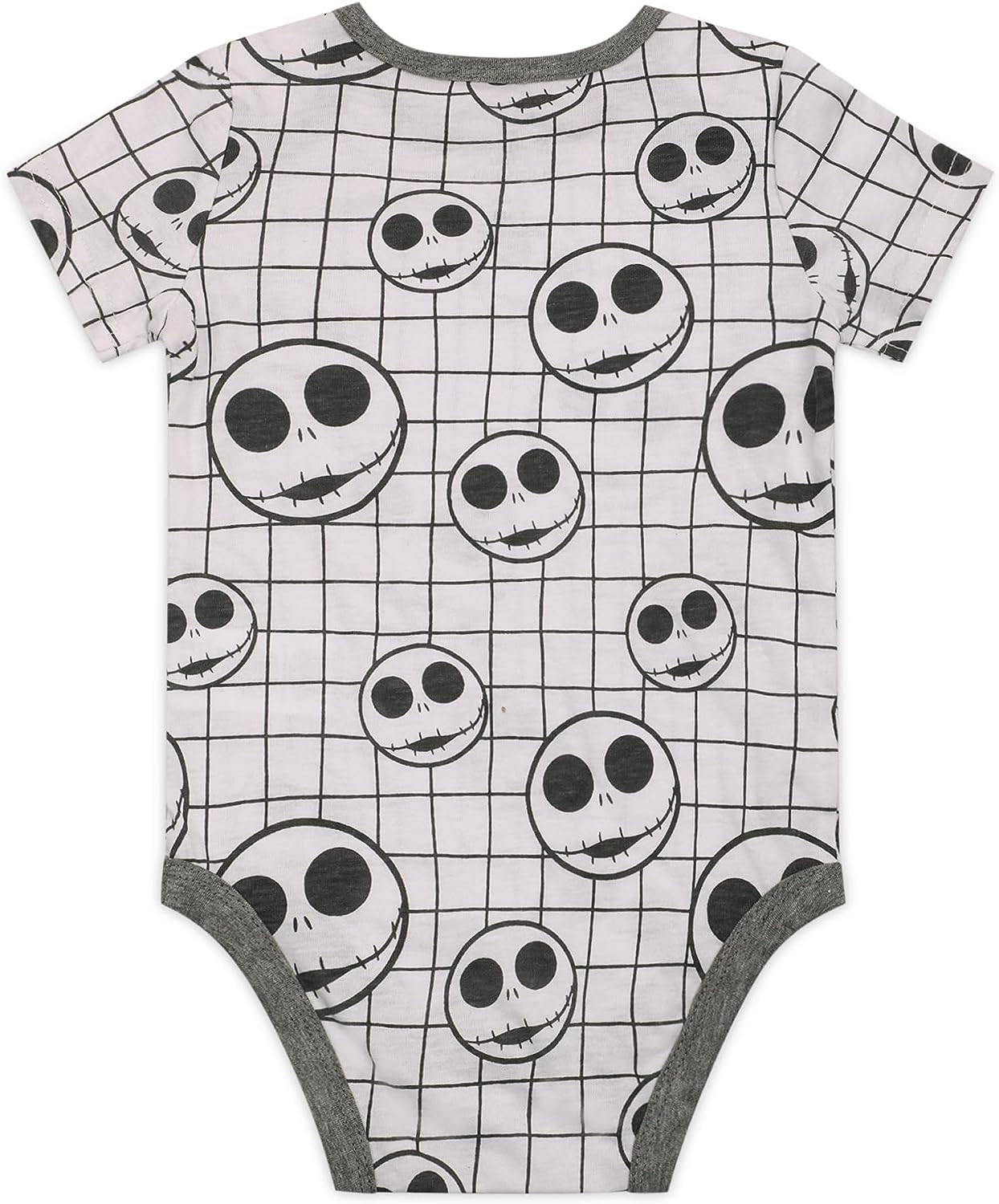 Disney Nightmare Before Christmas Boys? Jack Skellington 3 Pack Bodysuits for Infant ? Grey