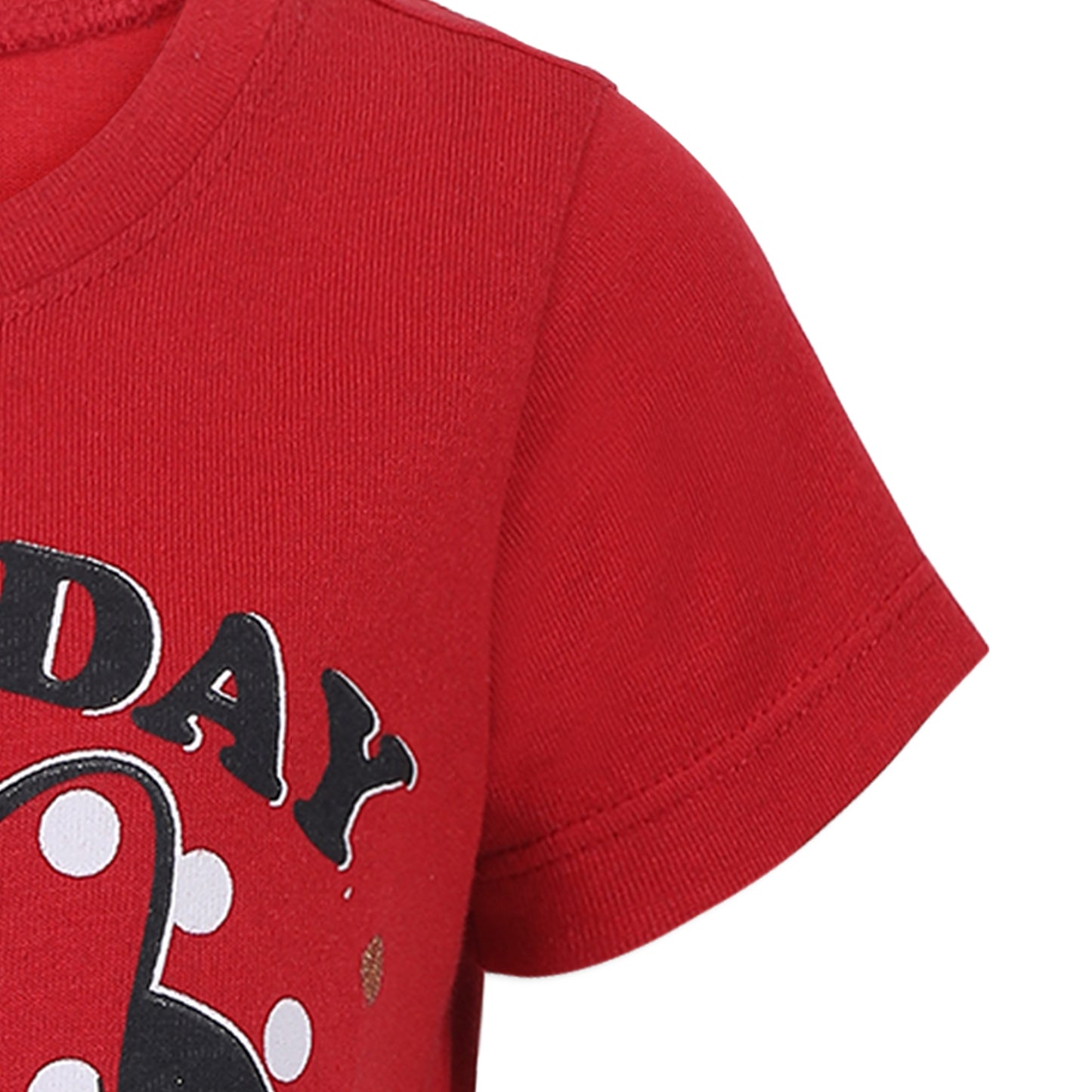 Disney Minnie Mouse and Mickey Mouse Girls’ Birthday Party T-Shirt for Toddler and Little Kids – Blue or Pink or Red