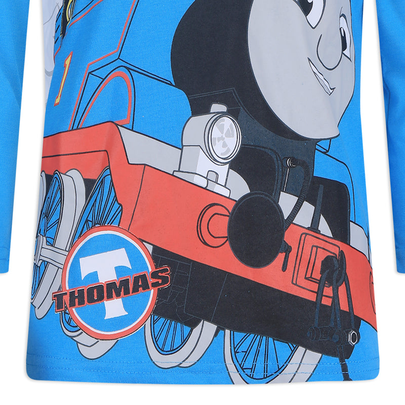 Thomas The Train & Friends Boys’ Long Sleeve Shirt for Toddlers – Blue