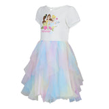 Disney Princess Girls Dress for Toddler and Big Kids - Off White