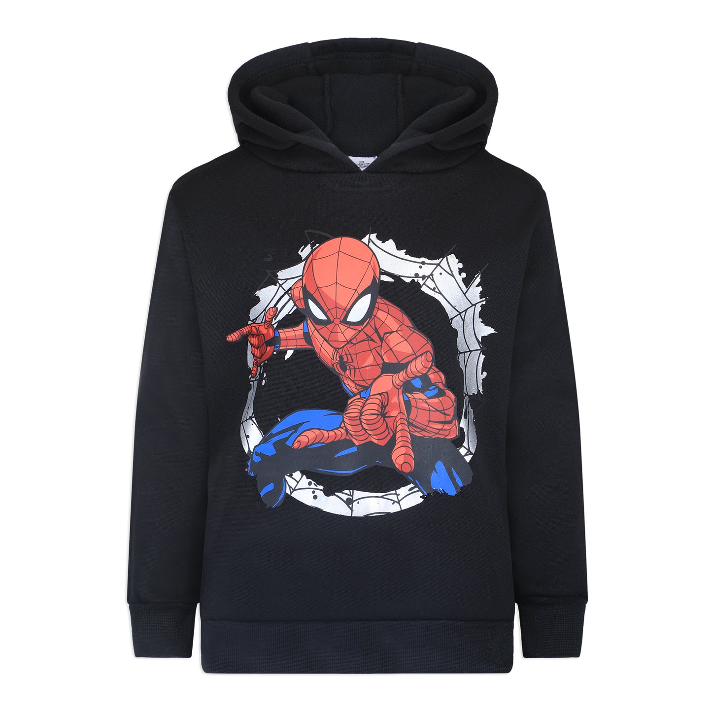 Marvel Spiderman Boys’ 2 Pack Hoodie for Toddler and Little Kids – Red/Black