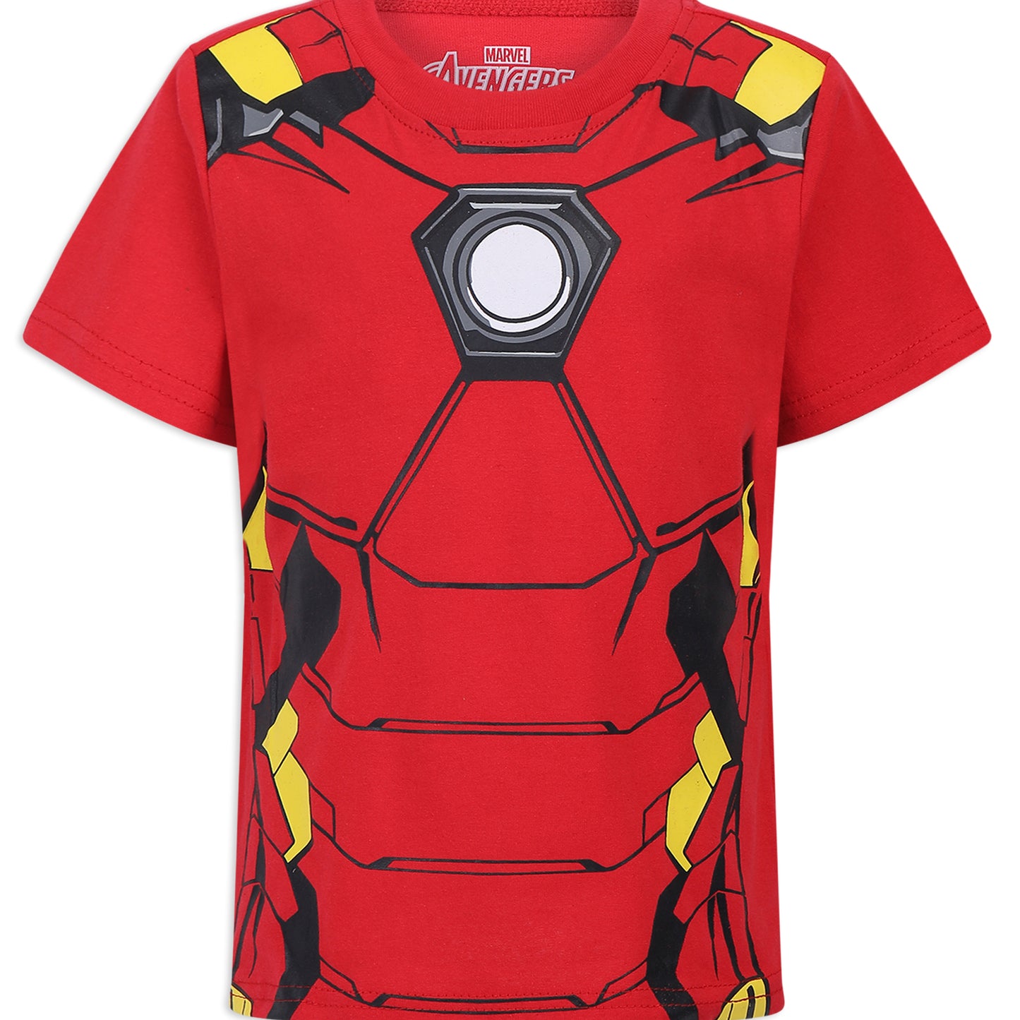 Marvel Avengers Boys’ Captain America, Thor, Hulk or Iron Man T-Shirt and Jogger Set for Toddler and Little Kids