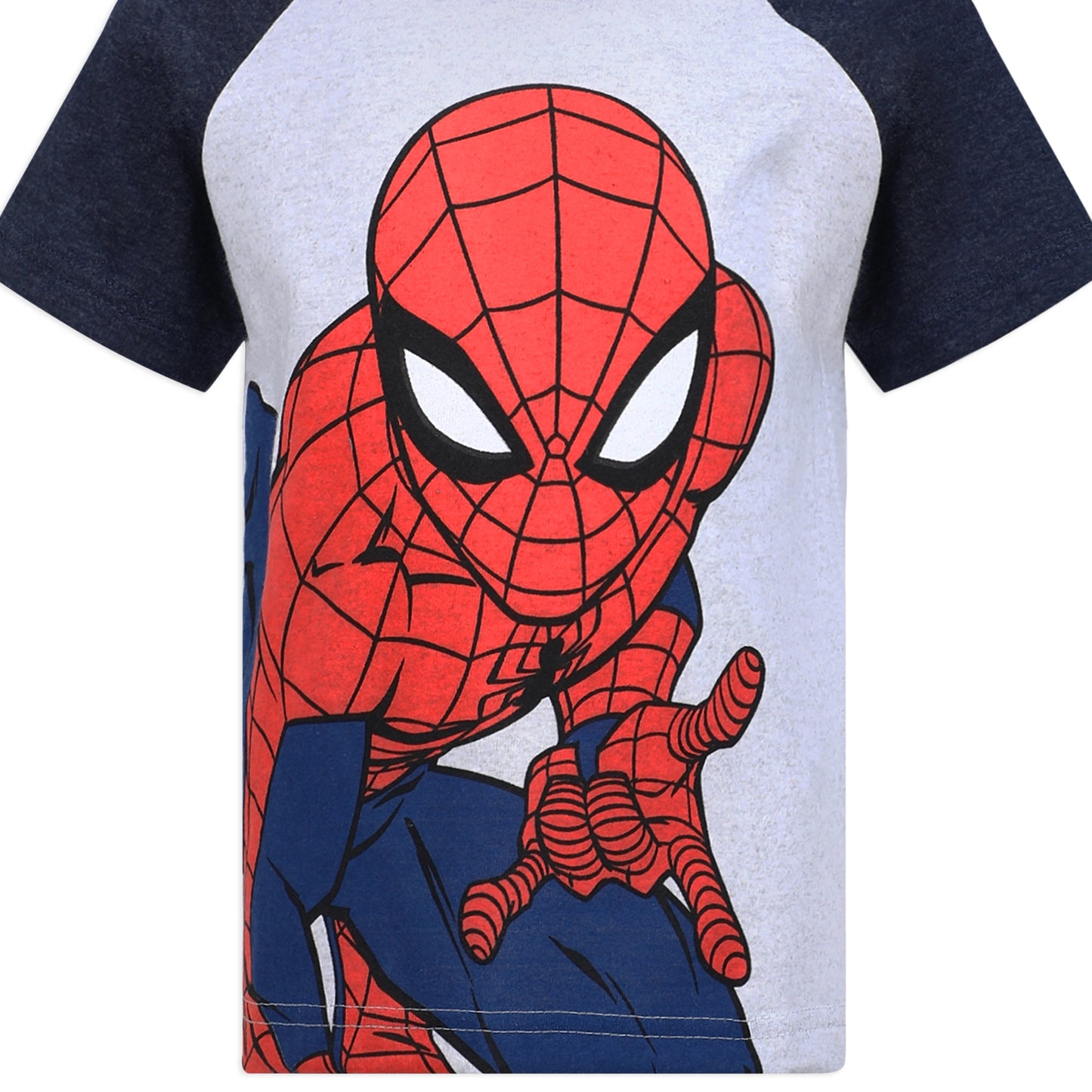 Marvel Avengers Boys T-Shirt and Short Set for Toddler and Little Kids - Blue/Grey or Red/Grey