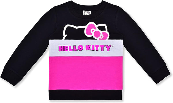 Hello Kitty Girls? Long Sleeve Sweater and Legging Pant Set for Toddler and Little Kids ? Pink/White/Black