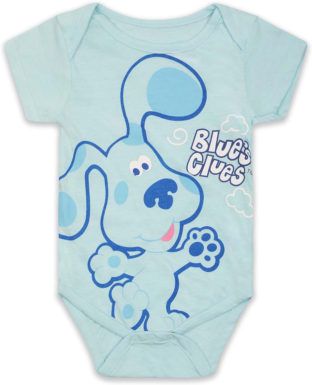 Nickelodeon Blues Clues Boys Short Sleeve Bodysuit for Newborn and Infant ? Blue