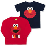 Sesame Street Boys’ Sweatshirt and T-Shirt for Infant and Toddler – Navy/Grey or Red/Navy