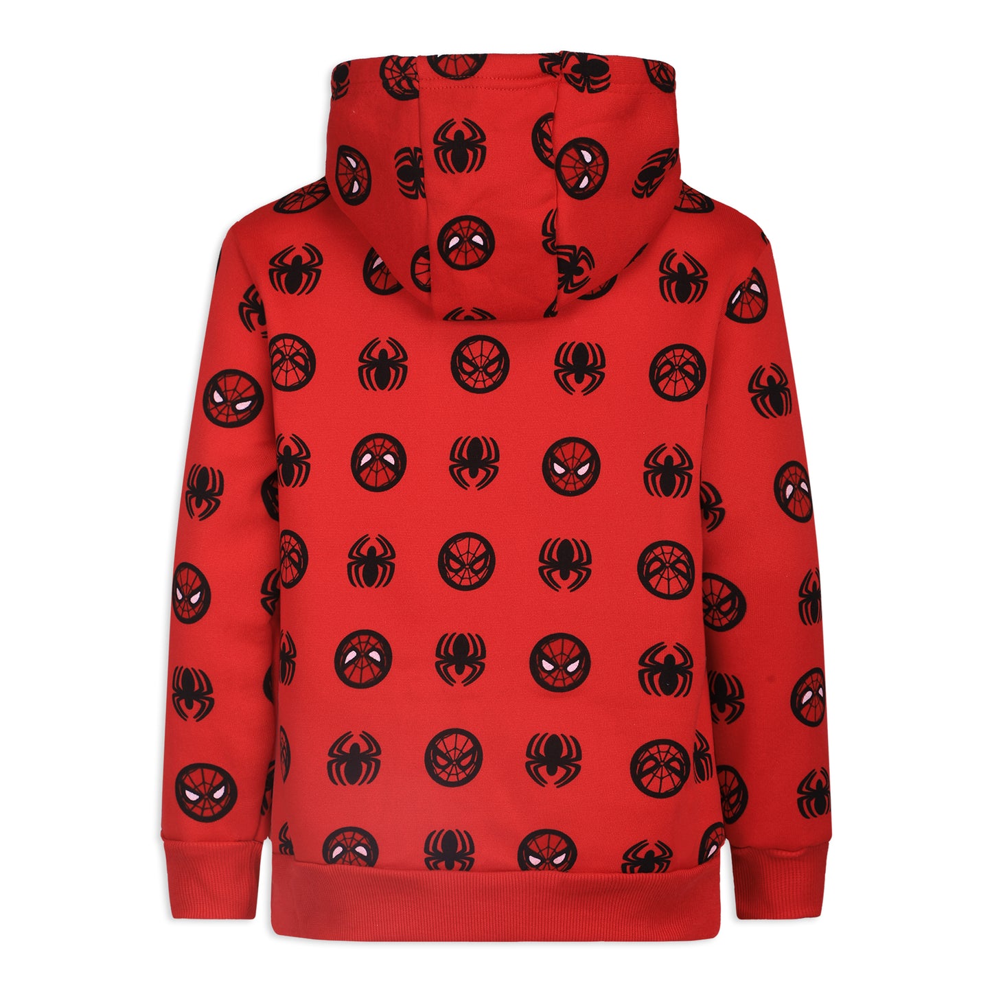 Marvel Spiderman Boys’ 2 Pack Hoodie for Toddler and Little Kids – Red/Black