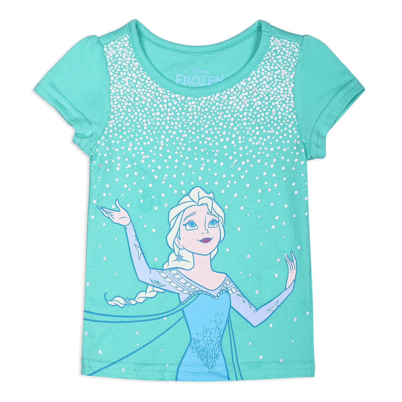 Disney Frozen Girls 3 Pack T-Shirts for Toddler, Little and Big Girls - Pink/Green/White