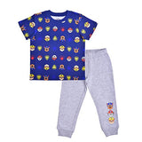 Nickelodeon Paw Patrol Marshall, Rubble and Chase Boys T-Shirt and Jogger Pants Set for Toddler and Little Kids – Blue/Grey