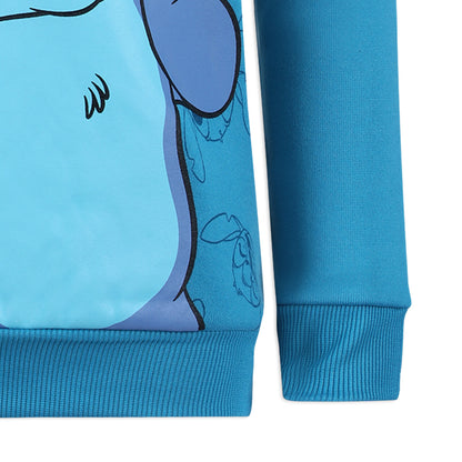 Disney Lilo and Stitch Boys’ Pullover Hoodie for Toddler and Little Kids – Blue