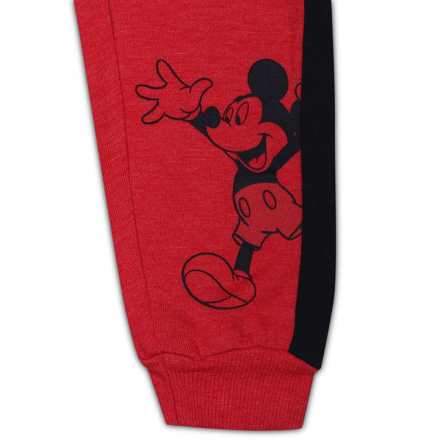 Disney Mickey Mouse Boys’ 2 Pack Jogger for Toddler and Little Kids – Red/Grey