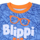 Blippi Boys Short Sleeve T-Shirt for Infant and Toddler - Blue/Orange