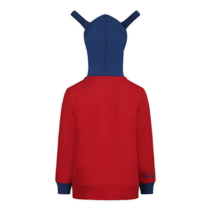 Hasbro Transformers Optimus Prime and Bumblebee Boys’ Zip Up Hoodie for Little Kids – Blue/Red/Yellow