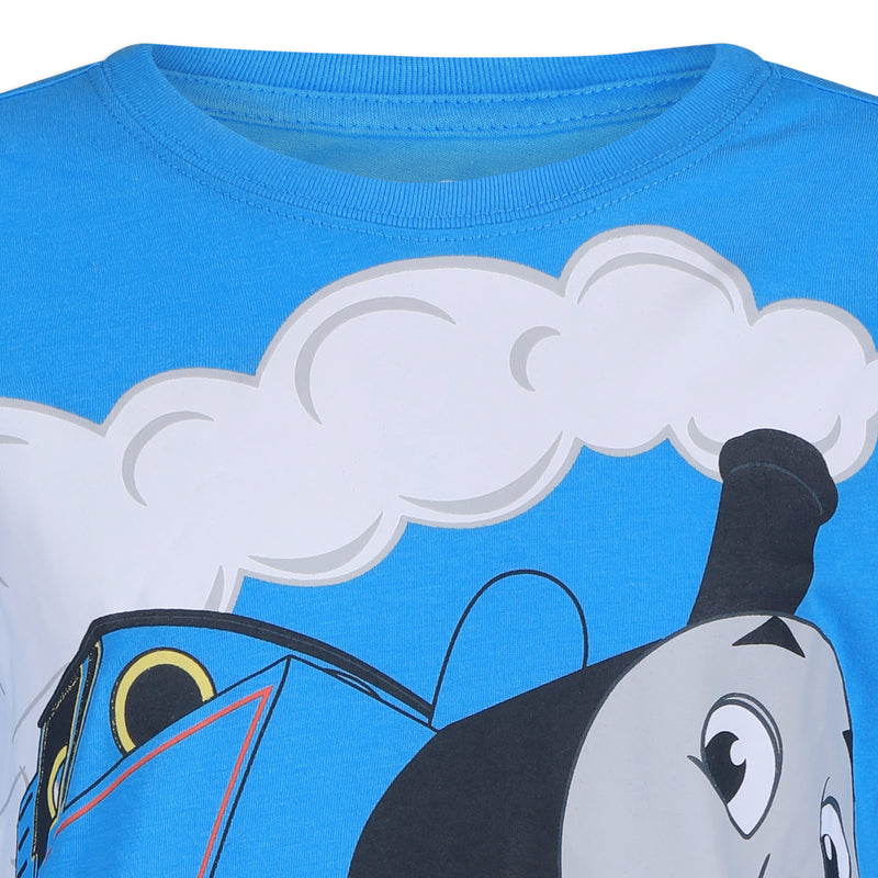 Thomas The Train & Friends Boys’ Long Sleeve Shirt for Toddlers – Blue