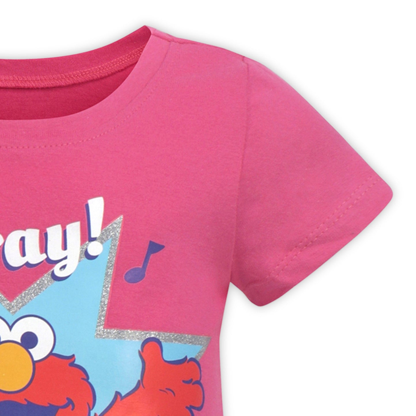 Sesame Street Elmo Girls’ Birthday T-Shirt for Infant and Toddler - Red