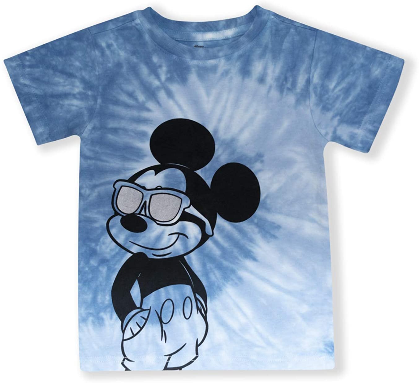 Disney Mickey Mouse Boys T-Shirt for Toddlers and Little Kids – Green/Red/Grey/Blue/Yellow