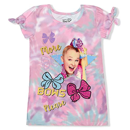 Nickelodeon JoJo Siwa Girls’ T-Shirt for Little and Big Kids – Pink