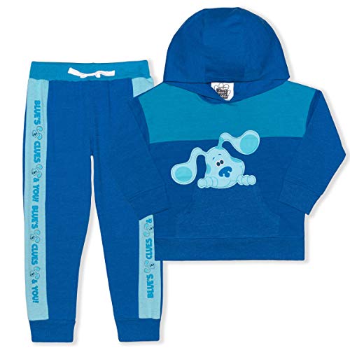 Nickelodeon Blue’s Clues Boys’ Pullover Hoodie and Joggers Set for Toddler – Blue