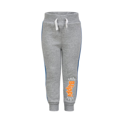 Blippi Boys’ Hoodie and Jogger Pants Set for Toddlers and Little Kids – Blue/Grey