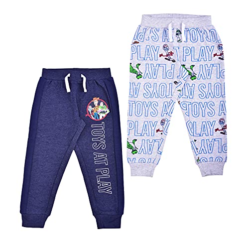 Disney Toy Story Boys’ 2 Pack Joggers for Toddler and Little Kids - Light Blue