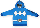 Hasbro Power Rangers Boys’ Zip Up Hoodie for Little Kids – Blue/Red