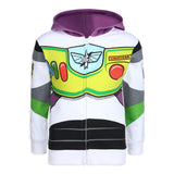 Disney Toy Story Boys’ Buzz Lightyear Zip Up Hoodie for Toddler and Little Kids – Multicolor