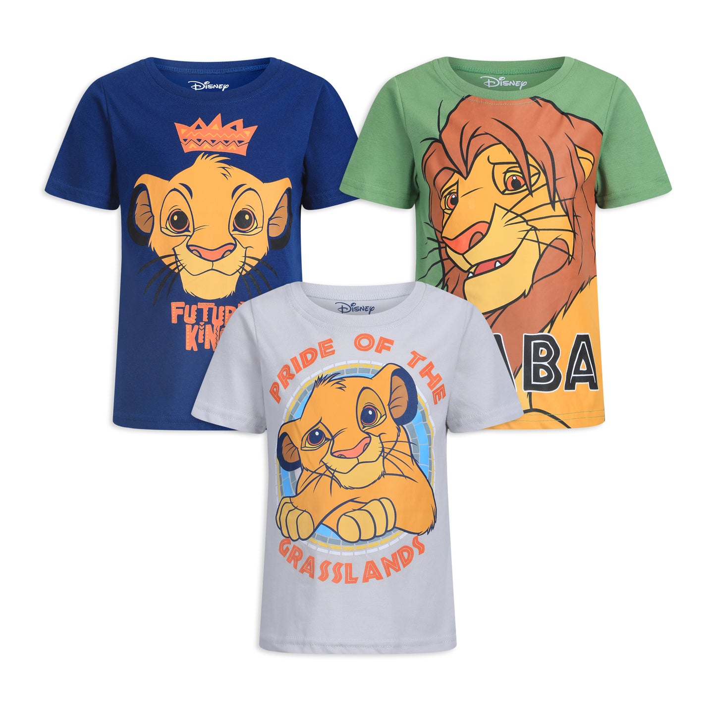 Lion King The Toddler Boys' T-Shirt (Pack of 3) Grey