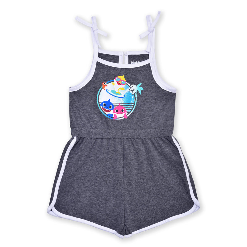 Nickelodeon Baby Shark Girls’ 2 Pack Romper for Infant and Toddler – Multicolor