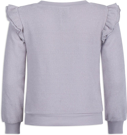 Disney Wish Girls' Sweatshirt and Legging Set for Little Kids – Grey