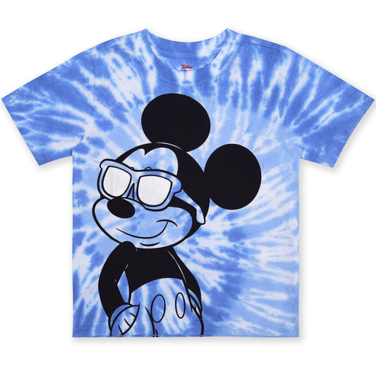 Disney Mickey Mouse Boys T-Shirt for Toddlers and Little Kids – Green/Red/Grey/Blue/Yellow