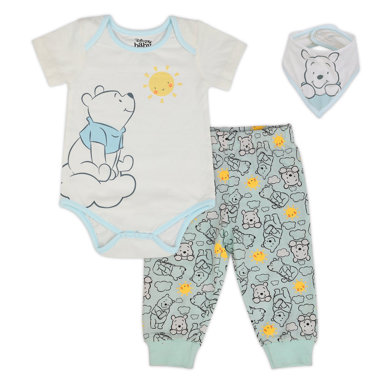 Disney Winnie The Pooh Baby Boys Jogger Set for Infants - 3 pc