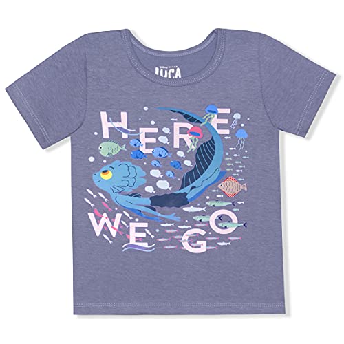 Disney Luca Boys’ T-Shirt for Toddler – Grey