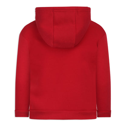 Disney Boy's Mickey Mouse Half Zip Pullover Fashion Hoodie, Black/Red/Blue