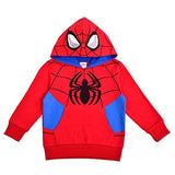 Marvel Spiderman or Hulk Boys’ Hoodie for Toddler, Little and Big Kids – Red or Green