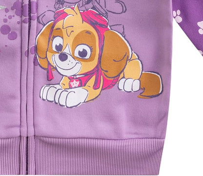 Nickelodeon Girls' Paw Patrol 2 Pack Hoodies, Purple